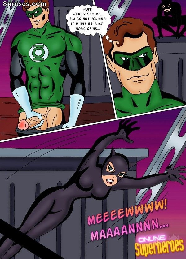 Online Superheroes Comics - Catwoman fucks the Green Lantern - Page 1