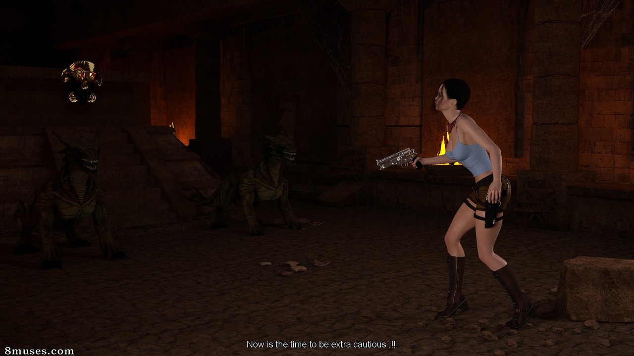DarkSoul3D Comics - Tomb Raider - The Death Mask of Ku k Bahlam - Page 7