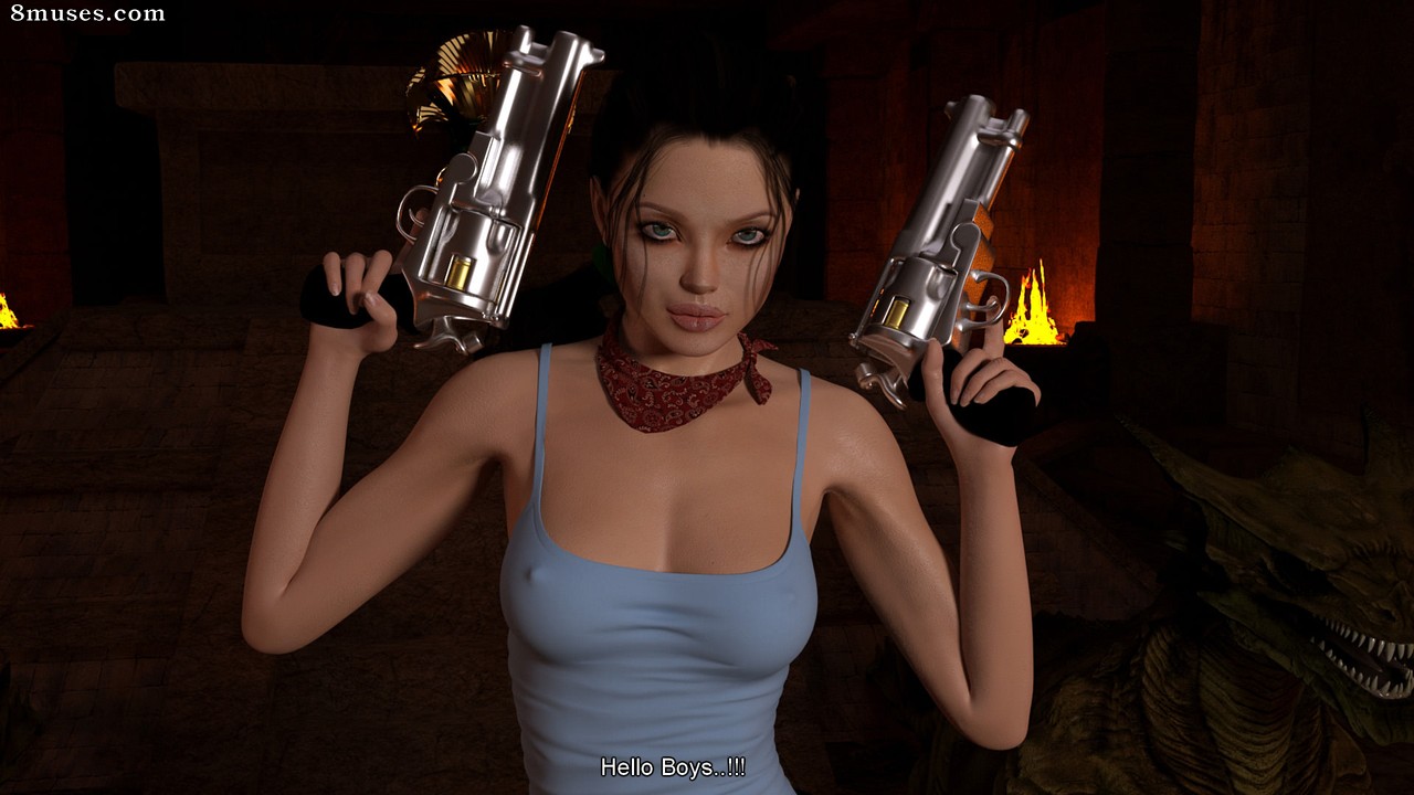 DarkSoul3D Comics - Tomb Raider - The Death Mask of Ku k Bahlam - Page 3