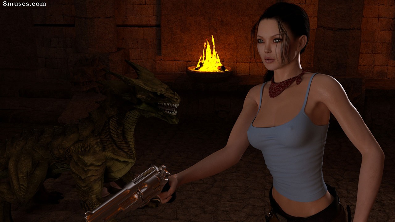 DarkSoul3D Comics - Tomb Raider - The Death Mask of Ku k Bahlam - Page 8
