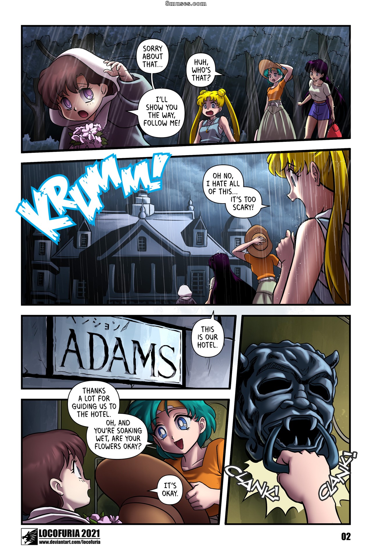 Locofuria Comics - A mansão dos Adam - Página 5