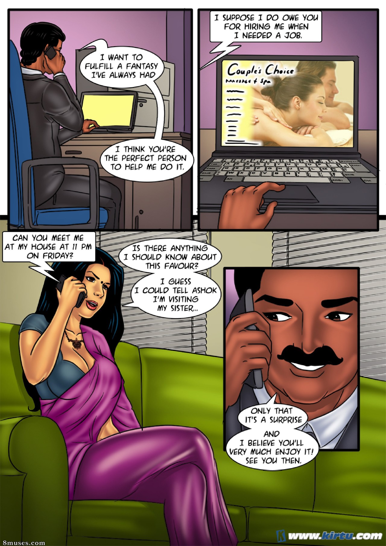 Kirtu.com Comics - Savita Bhabhi - Episode 53 - Couples Massage - Page 5
