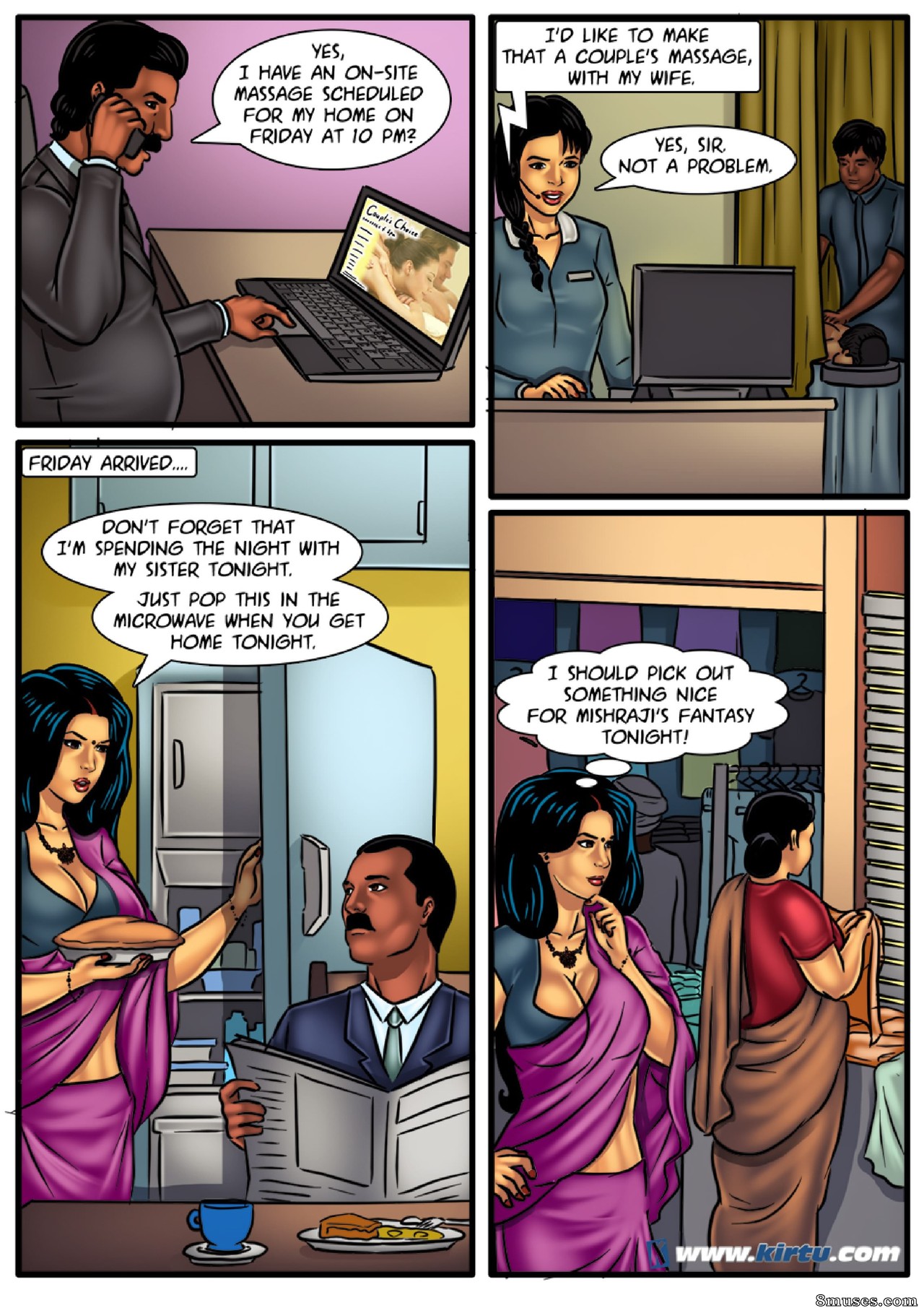 Kirtu.com Comics - Savita Bhabhi - Episode 53 - Couples Massage - Page 7