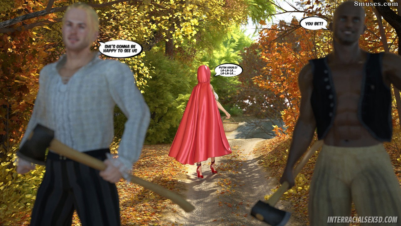 InterracialSex3D.com Comics - लाल सवारी हूड - पेज 9