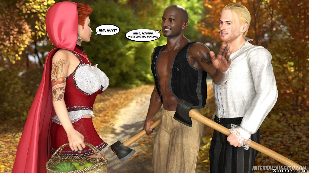InterracialSex3D.com Comics - Caperucita Roja - Página 6