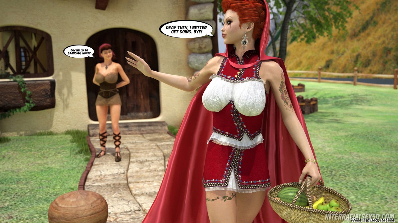 InterracialSex3D.com Comics - Caperucita Roja - Página 4