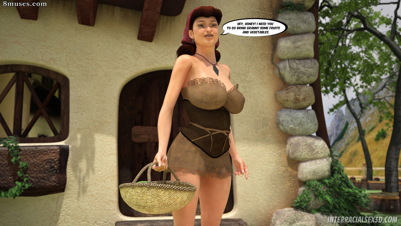 InterracialSex3D.com Comics - Caperucita Roja - Página 1