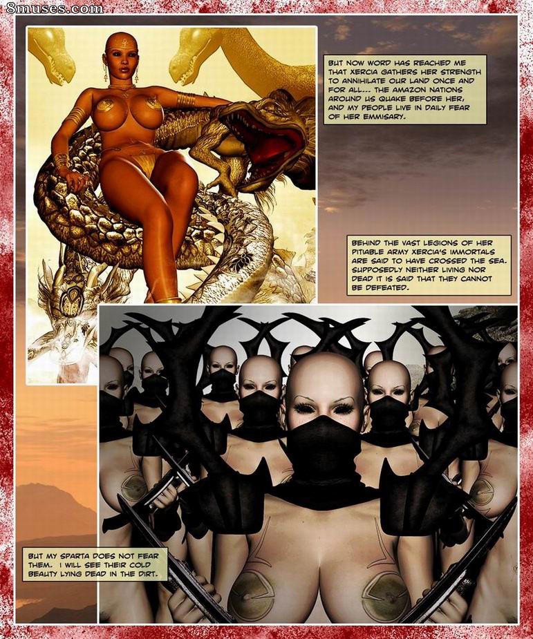 BarbarianBabes.com Comics - 300 Amazones - Reine de Sparte - Page 6