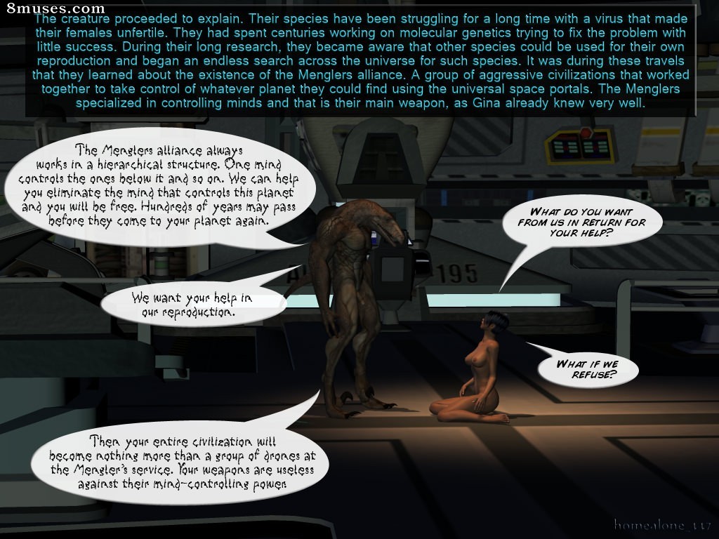 3DMonsterStories.com Comics - Xeno Wars - Rebel Uprising - Page 13