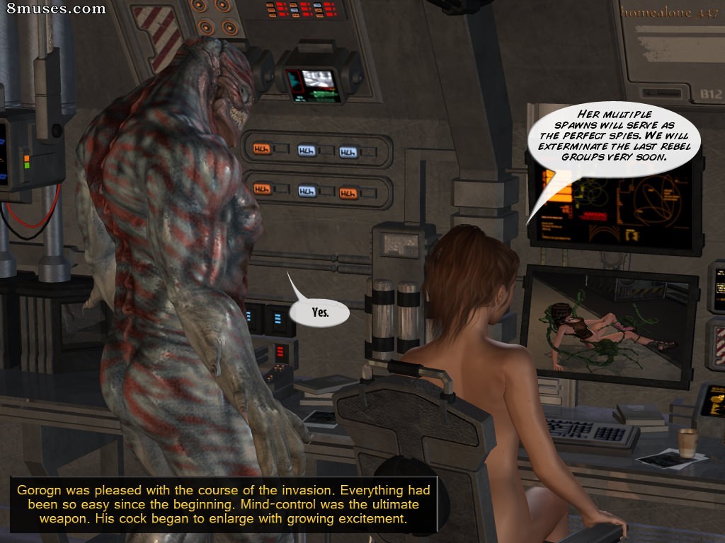 3DMonsterStories.com Comics - Xeno Wars - Rebel Uprising - Page 63