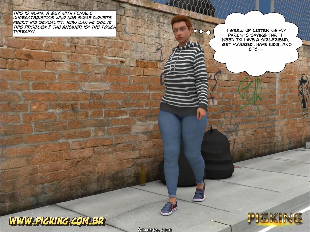 PigKing - CrazyDad Comics - Touch Therapy - Page 2