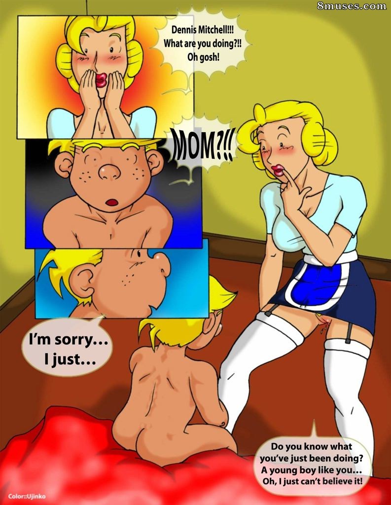 Dennis, o menino travesso - Quadrinho de sexo desenhado - Página 4