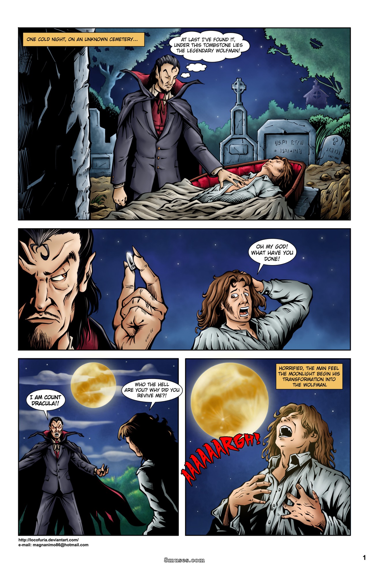 Locofuria Comics - A vingança de Drácula - Página 4