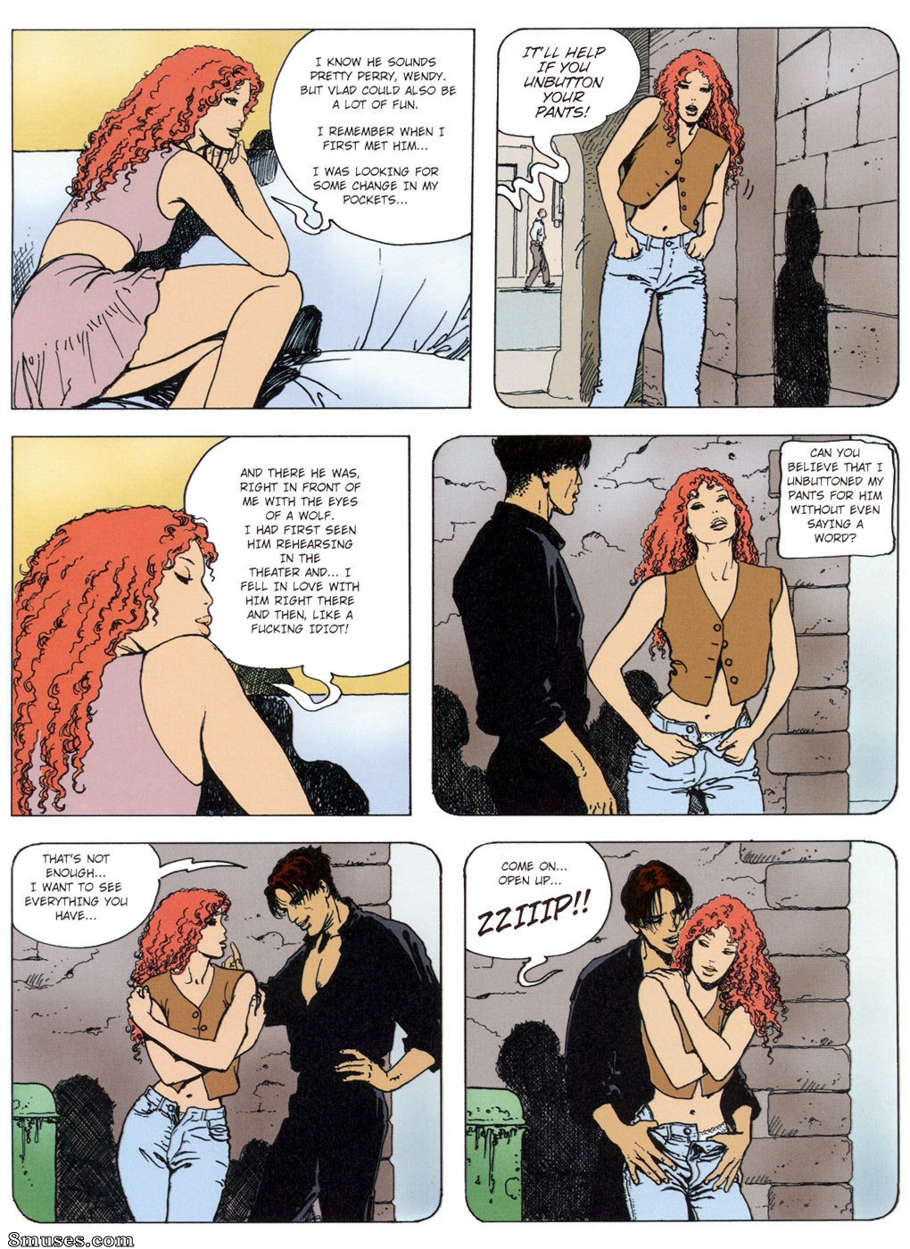Milo Manara Comics - WWW - Wendy, Wilma e Wanda - Página 12