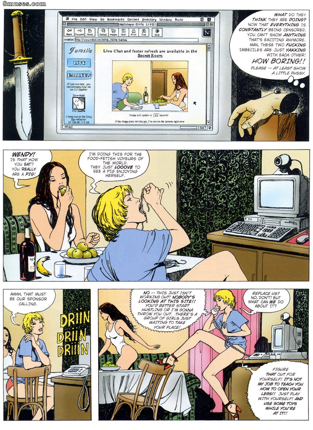 Milo Manara Comics - WWW - Wendy Wilma & Wanda - Página 3