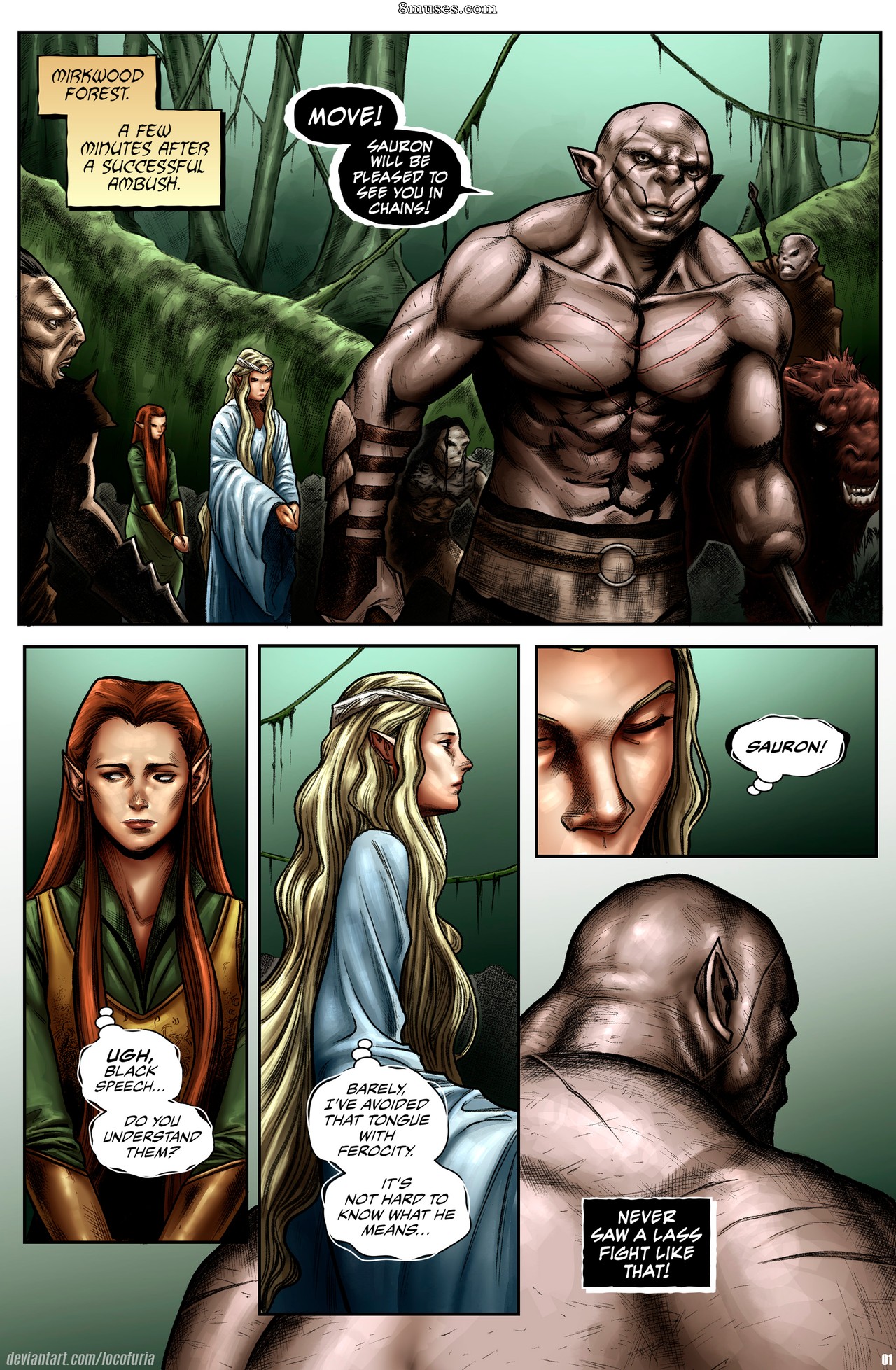 Locofuria Comics - Rise of the Orc Queen - Page 4