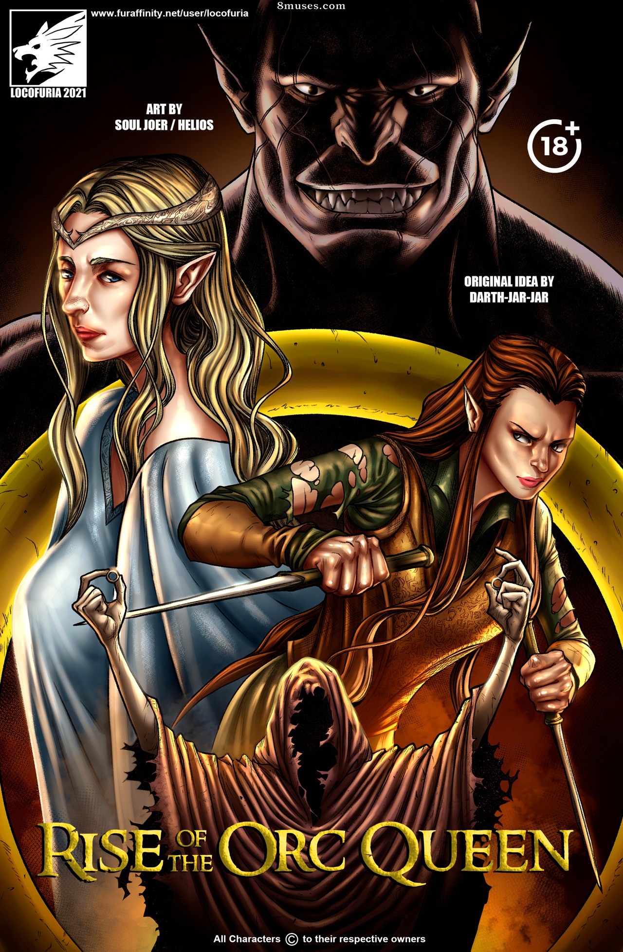 Locofuria Comics - Rise of the Orc Queen - Page 1