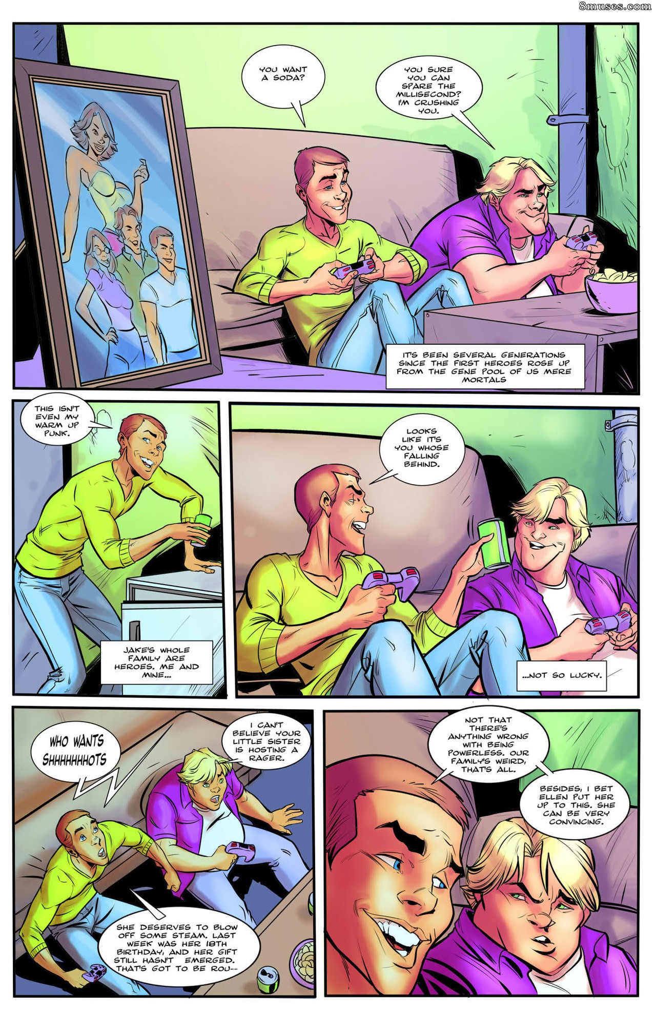 Page 3 | BE-Story-Club-Comics/In-the-Shadow-of-Heroes-Growing-Pains/Issue-1  | 8muses - Sex Comics