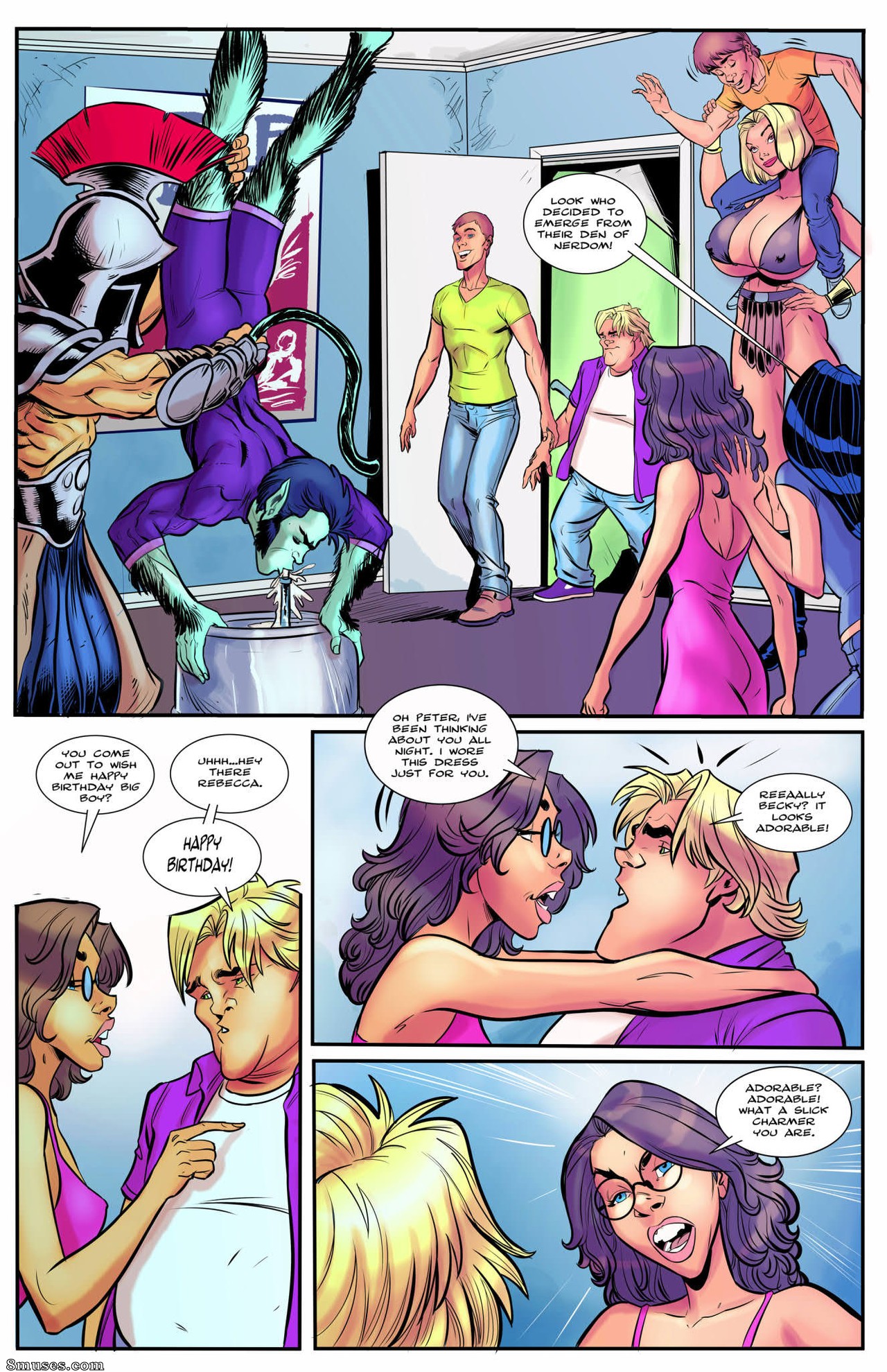 Page 4 | BE-Story-Club-Comics/In-the-Shadow-of-Heroes-Growing-Pains/Issue-1  | 8muses - Sex Comics