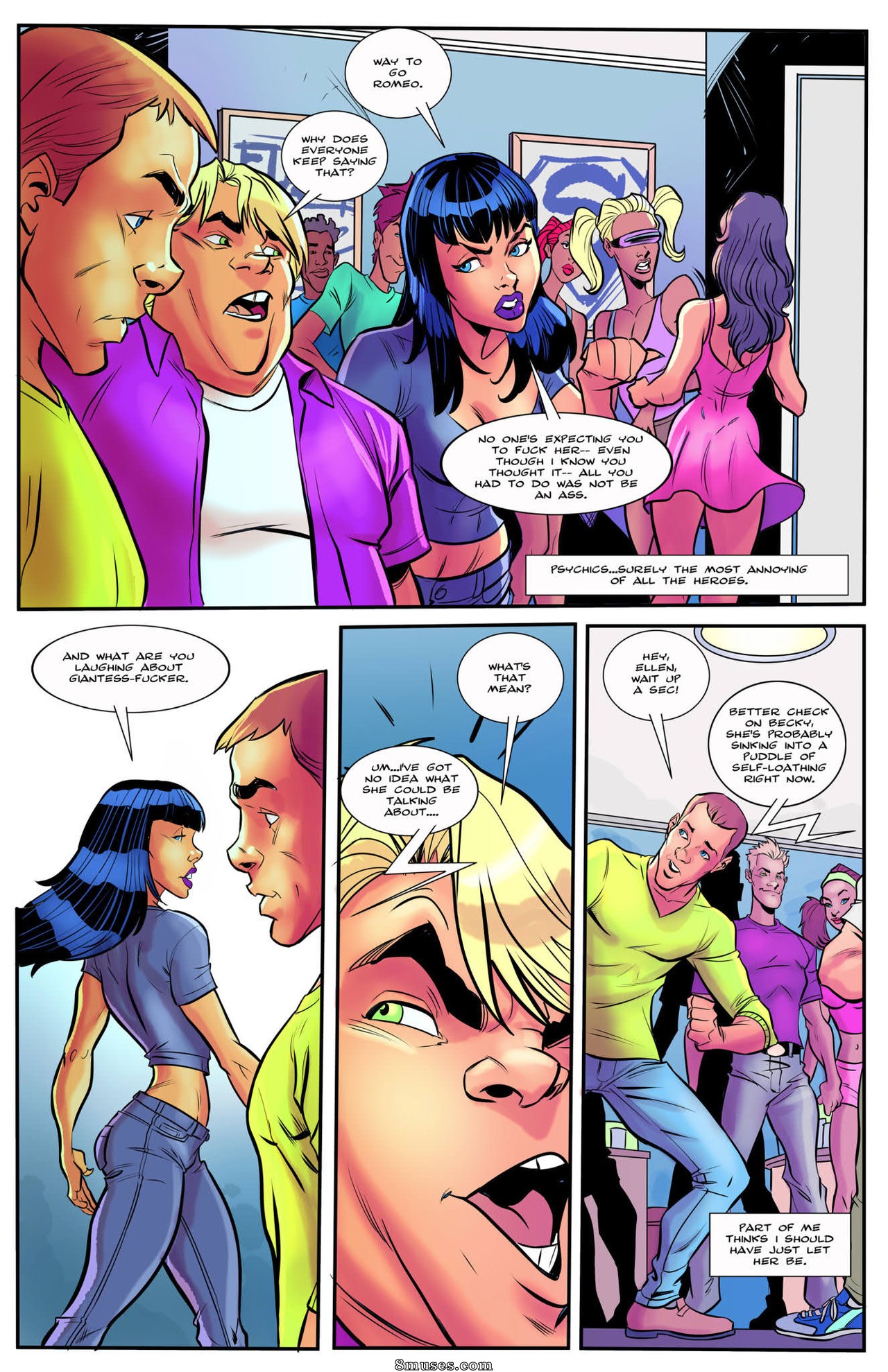 Page 5 | BE-Story-Club-Comics/In-the-Shadow-of-Heroes-Growing-Pains/Issue-1  | 8muses - Sex Comics