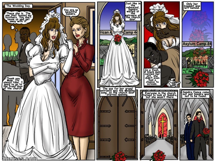 IllustratedInterracial.com Comics - My Wedding GangBang - Page 4