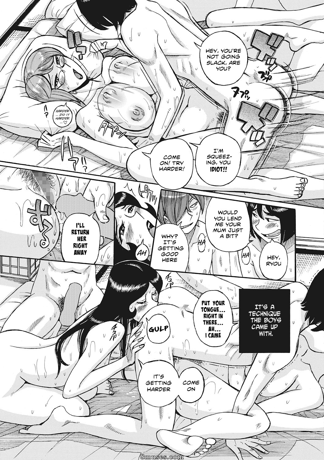 Kojima Miu - Boniku Koukankai - Mother exchange party - Page 38