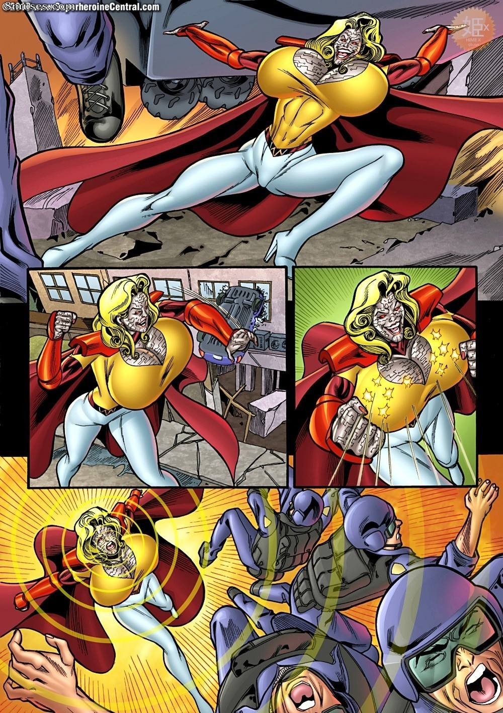 SuperHeroineComixxx - Her greater joys - Page 3