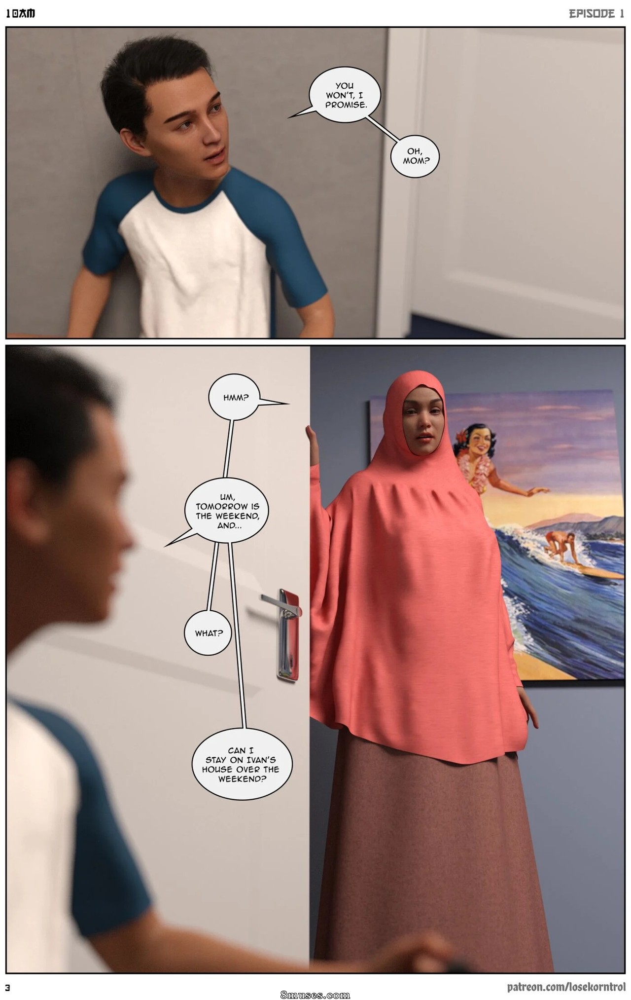 Page 4 | Various-Authors/Hijab-3DX-LoseKorntrol/10-AM/Issue-1 | 8muses - Sex  Comics