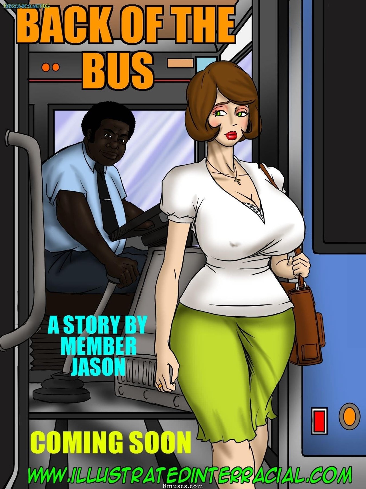 IllustratedInterracial.com Comics - Back of the Bus - Page 1
