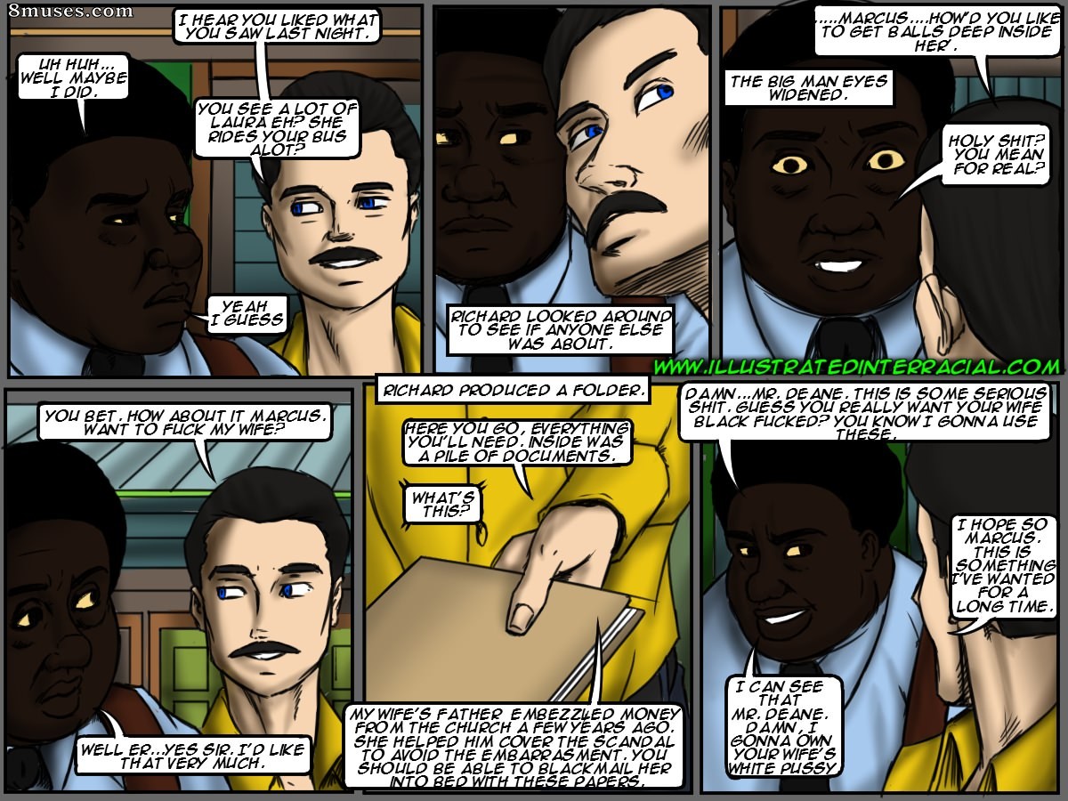IllustratedInterracial.com Comics - Back of the Bus - Page 6