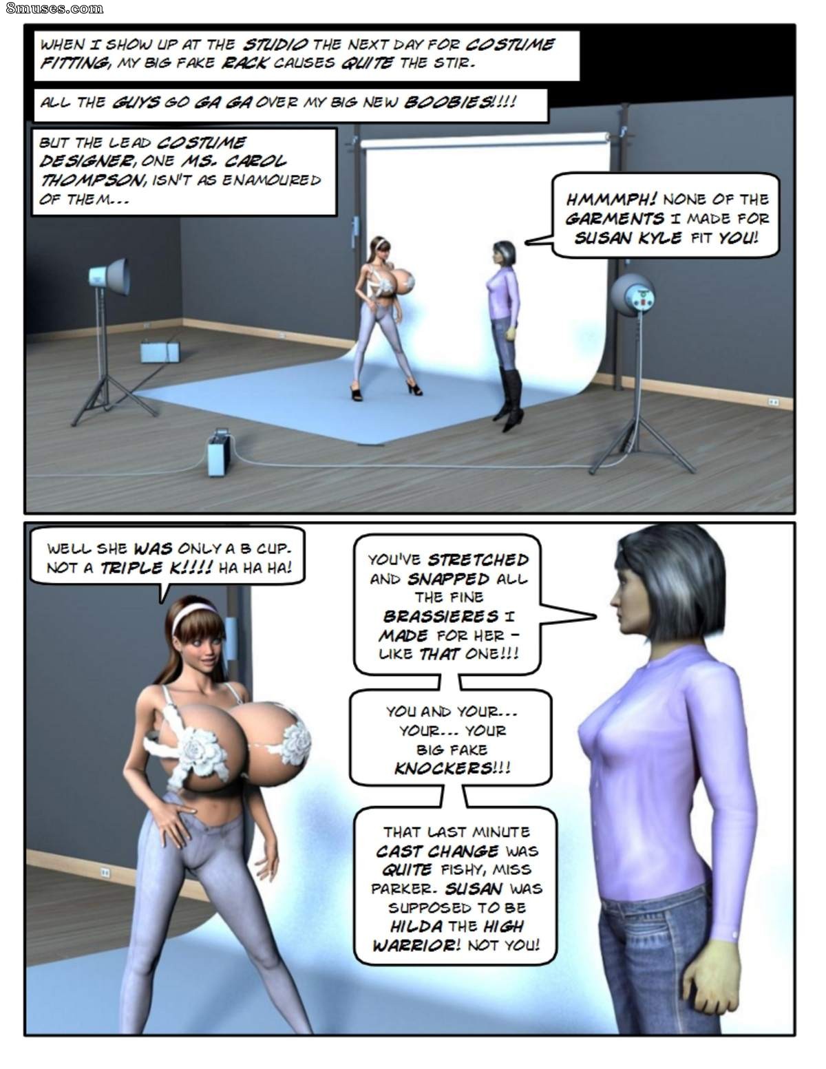Strong and Stacked - Big Fake Boobstar - Page 34