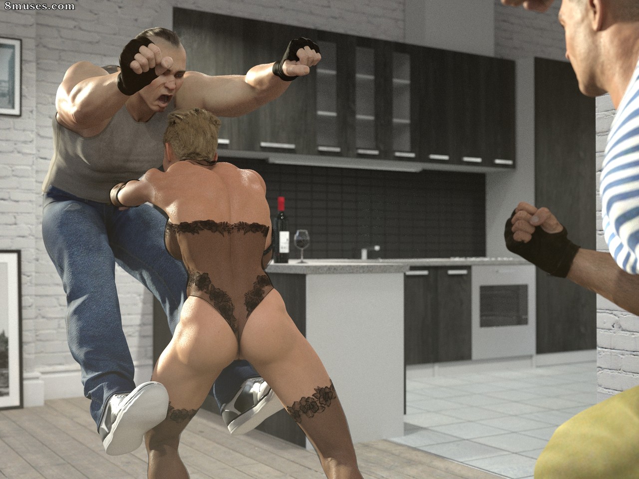 Dahrialguhl - Eva vs 2 thugs - Page 34