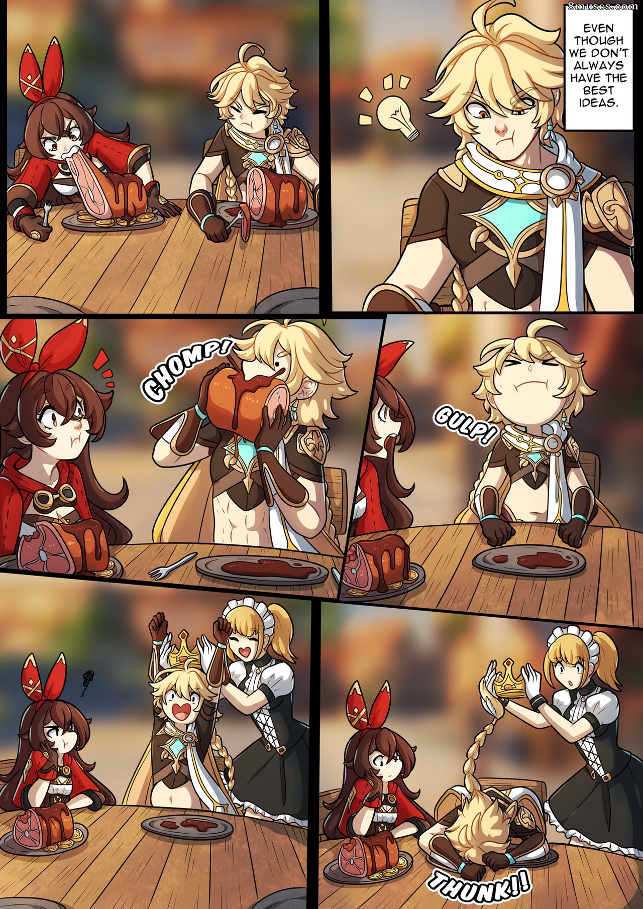 Kinkymation Comics - Le guide du voyageur pour le cœur de Teyvat - Amber (Genshin Impact) - Page 5