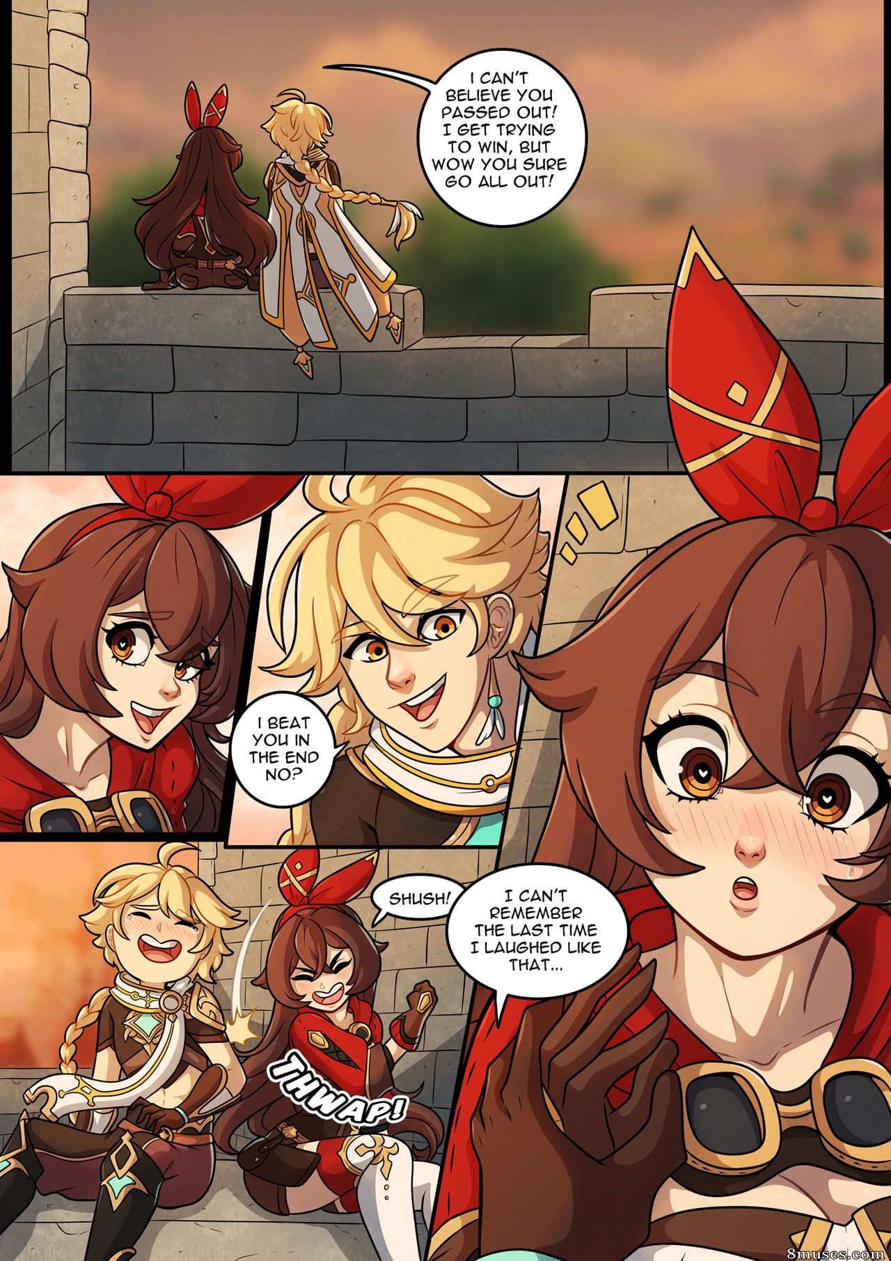 Kinkymation Comics - Le guide du voyageur pour le cœur de Teyvat - Amber (Genshin Impact) - Page 6