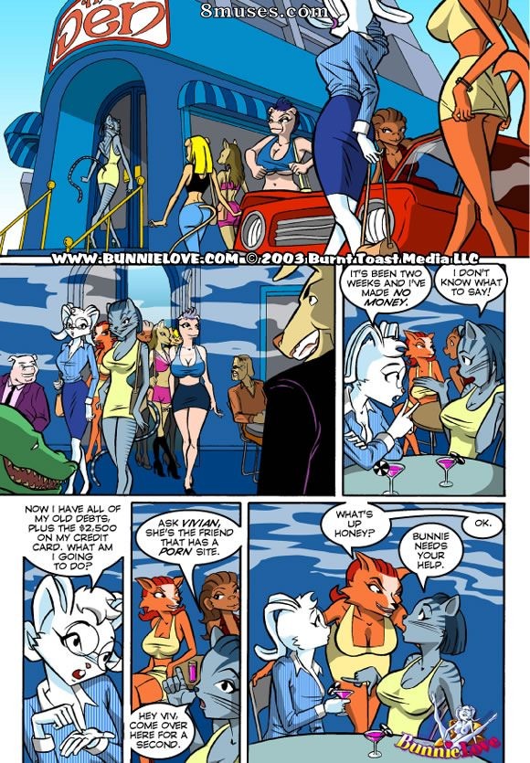 Burnt Toast Media Comics - Amour de Bunnie 2 - Entre un cock et un endroit dur - Page 4