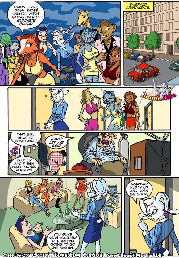 Burnt Toast Media Comics - Amour de Bunnie 2 - Entre un cock et un endroit dur - Page 6