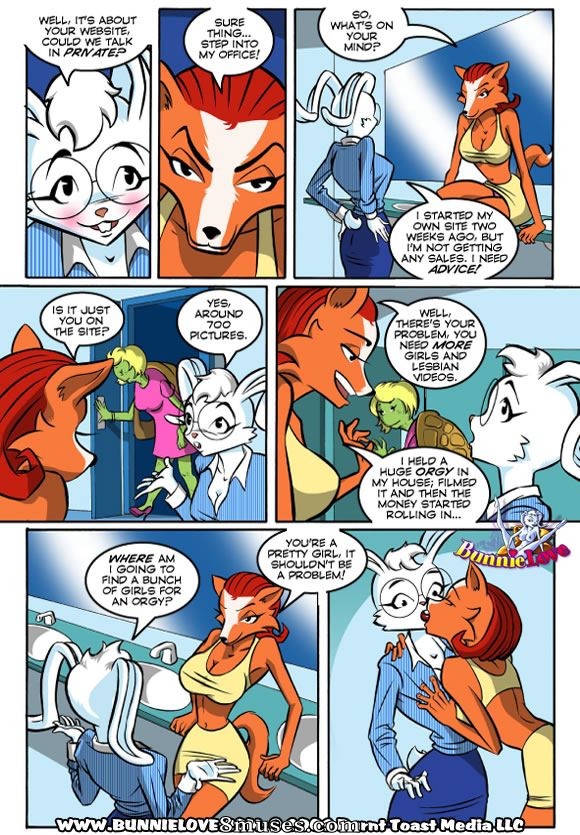 Burnt Toast Media Comics - Amour de Bunnie 2 - Entre un cock et un endroit dur - Page 5