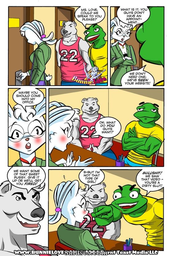 Burnt Toast Media Comics - Amour de Bunnie 2 - Entre un cock et un endroit dur - Page 16