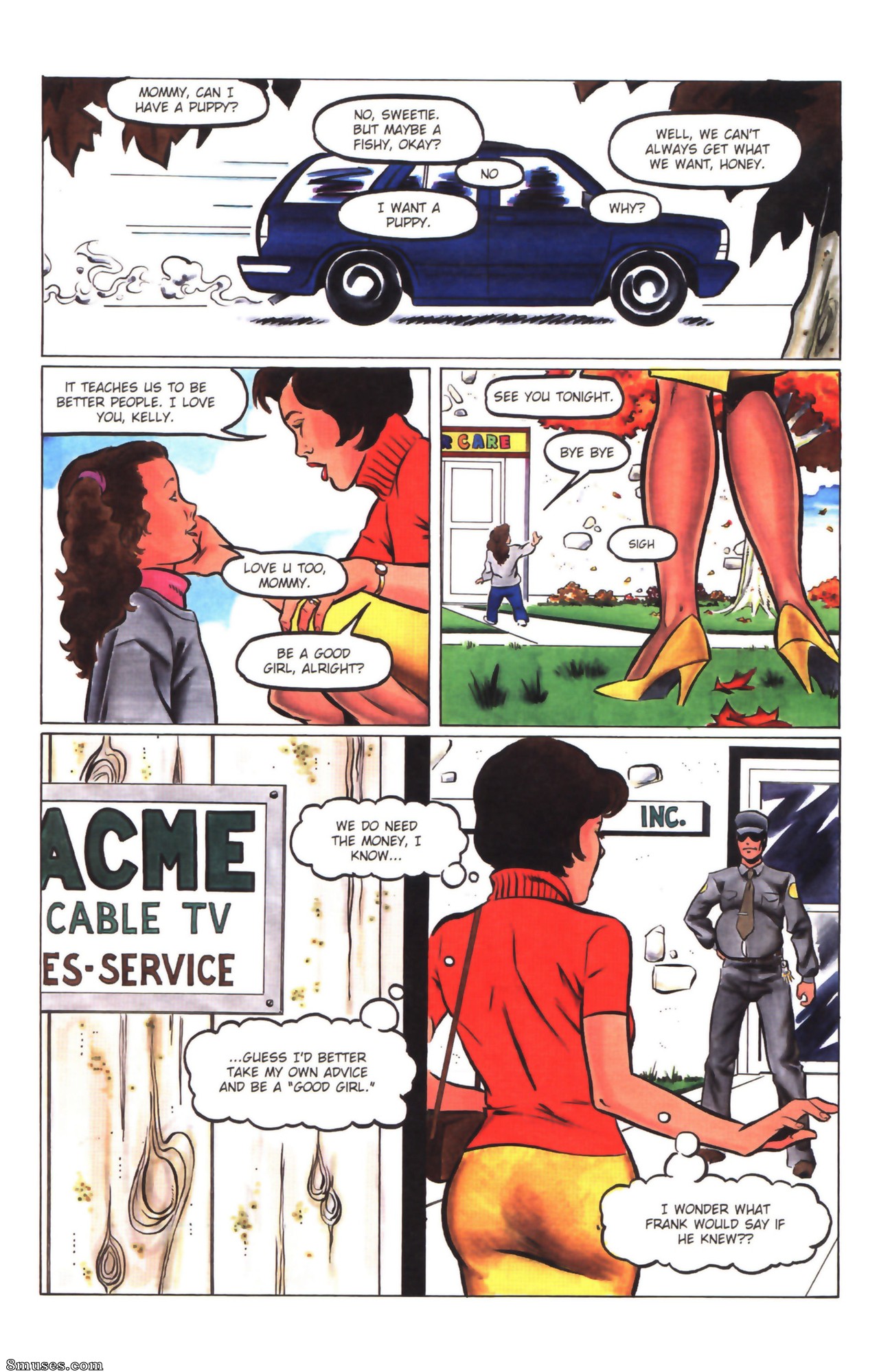 EROS Comics - Mães quentes 02 - Mãe trabalhadora - Amor entre irmãs - Página 5