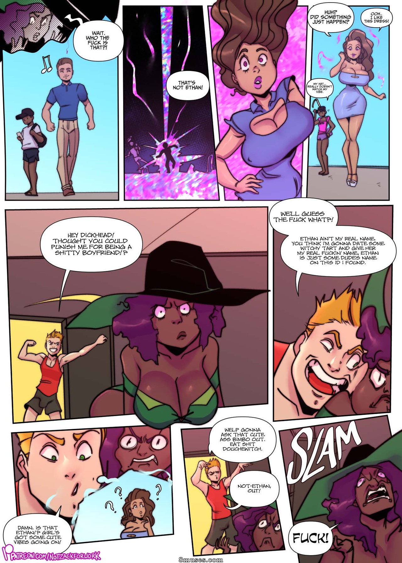 NotZackForWork Comics - Una maldición - Página 2