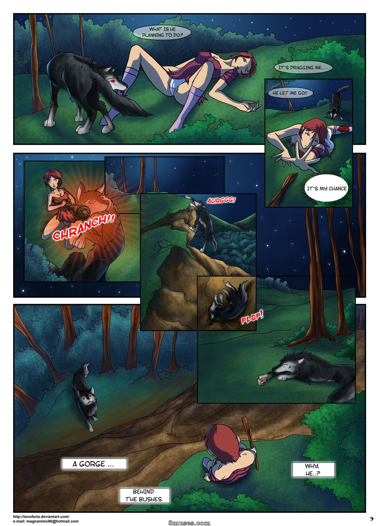 Page 6 | Locofuria-Comics/Pena-De-Lobos-The-Girl-in-the-Woods | 8muses - Sex  Comics