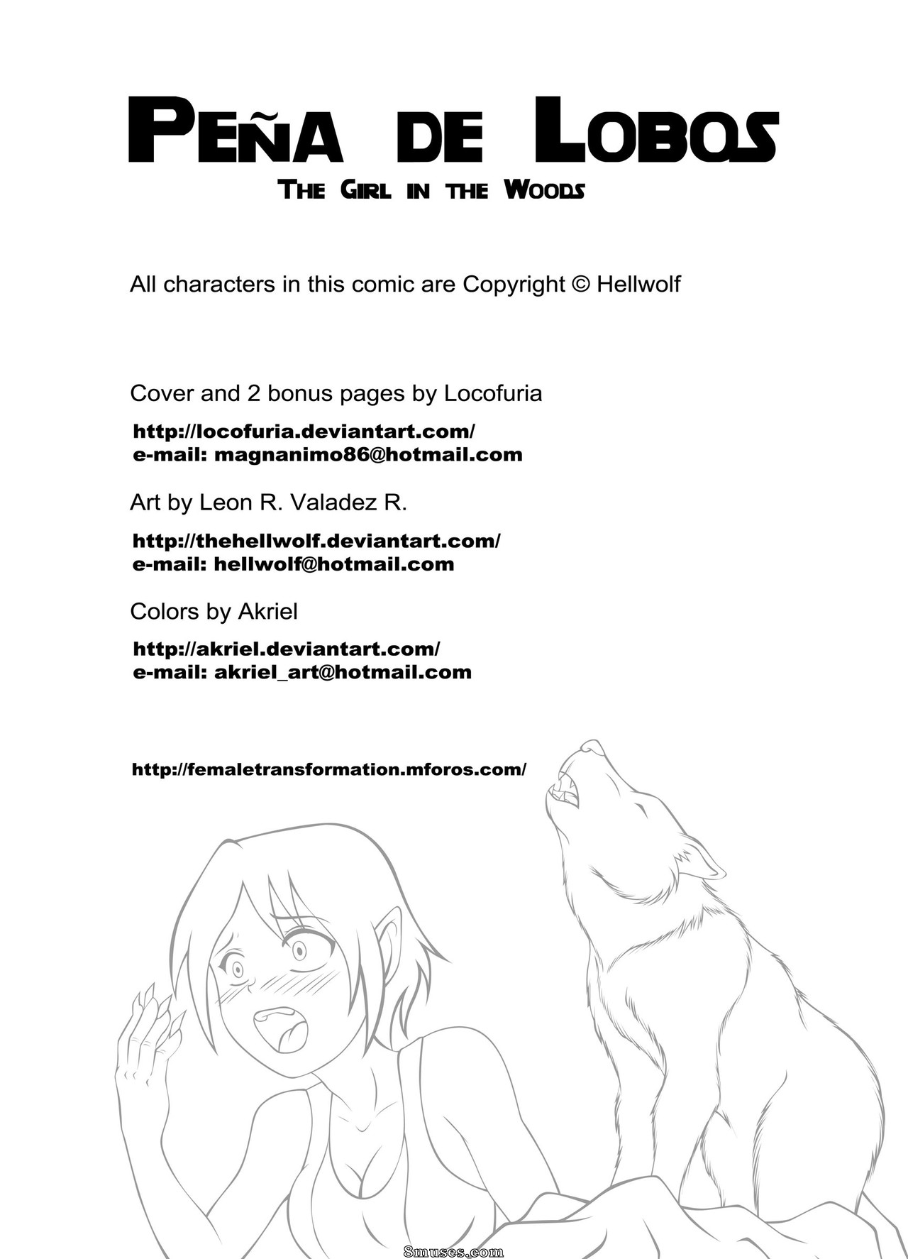 Locofuria Comics - Pena De Lobos - The Girl in the Woods - Page 3