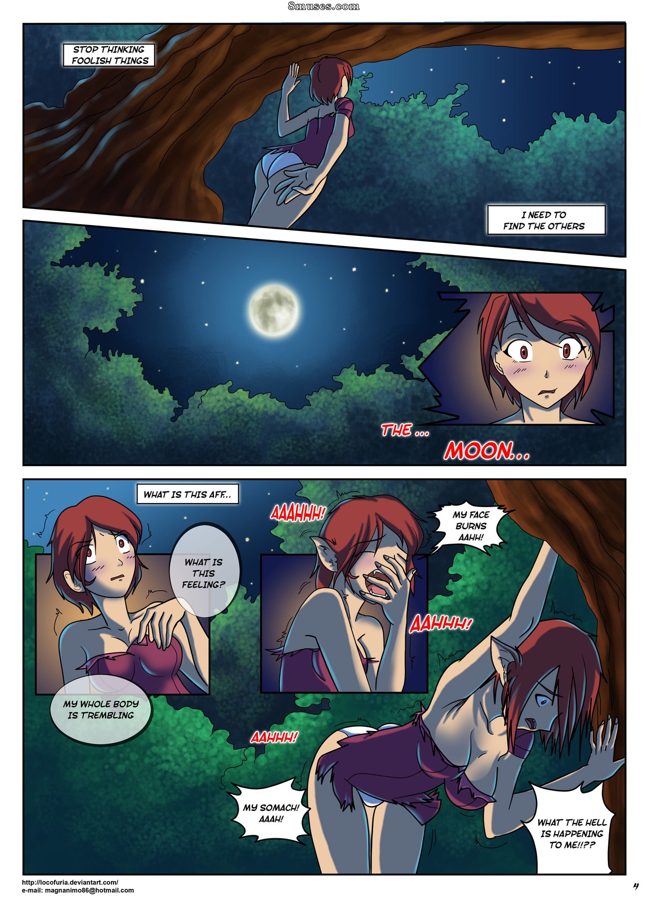 Page 7 | Locofuria-Comics/Pena-De-Lobos-The-Girl-in-the-Woods | 8muses - Sex  Comics