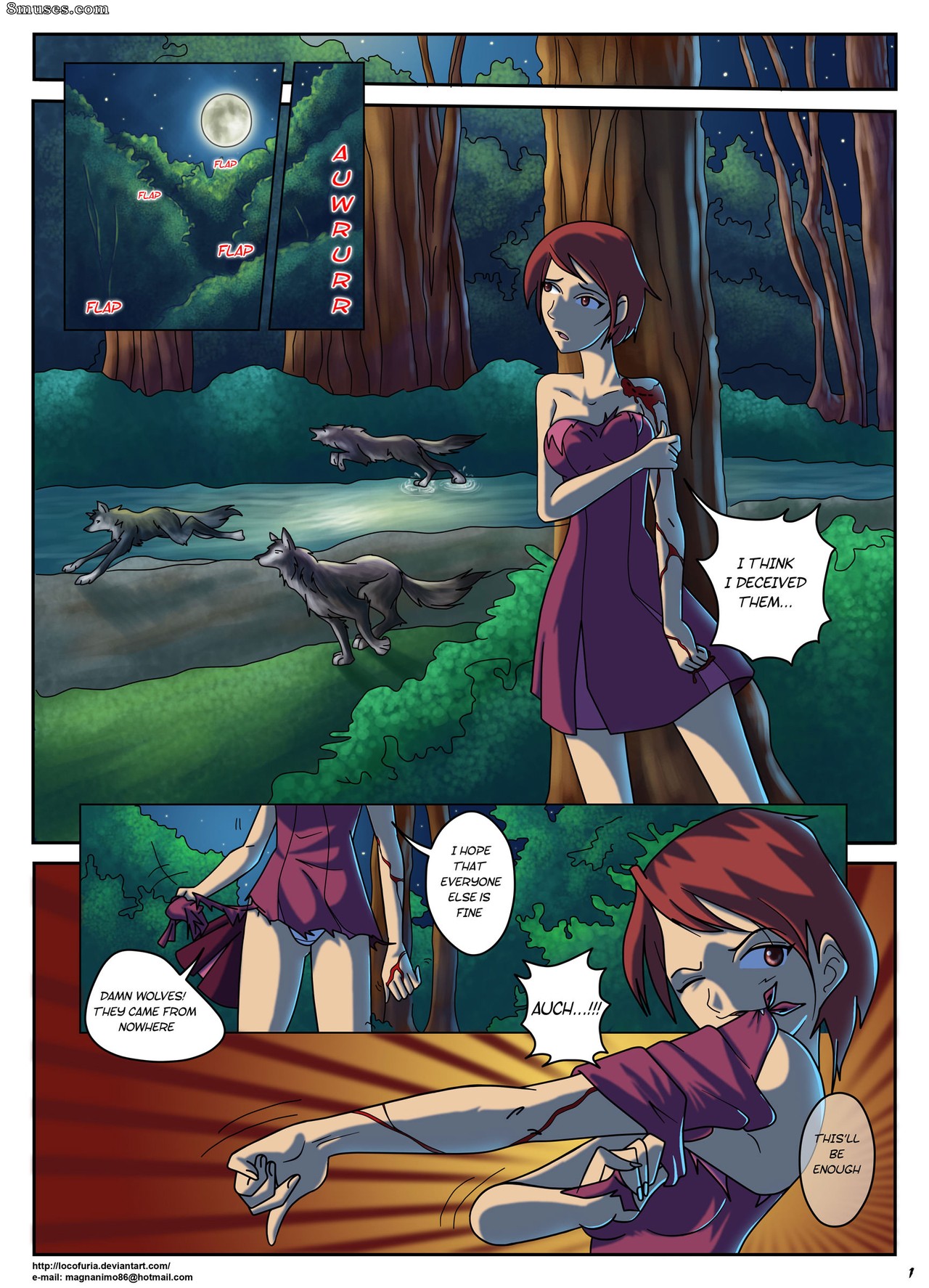 Page 4 | Locofuria-Comics/Pena-De-Lobos-The-Girl-in-the-Woods | 8muses - Sex  Comics