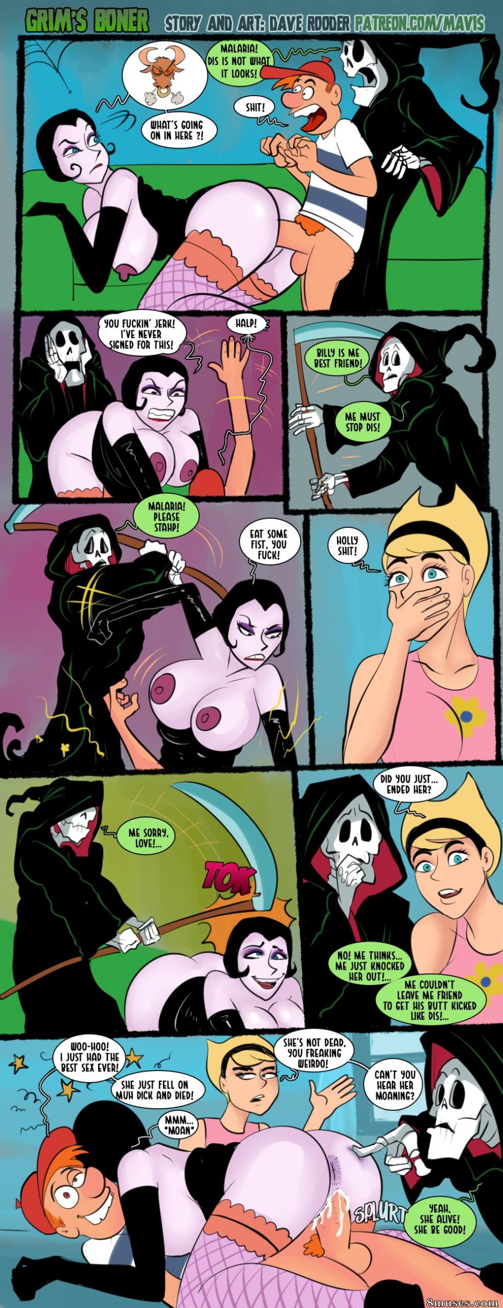 Mavis Rooder Comics - Grim's Boner - Page 4