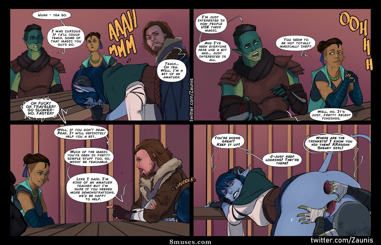 Zaunderground Comics - Bobo se diverte e outras artes do Mighty Nein - Página 9