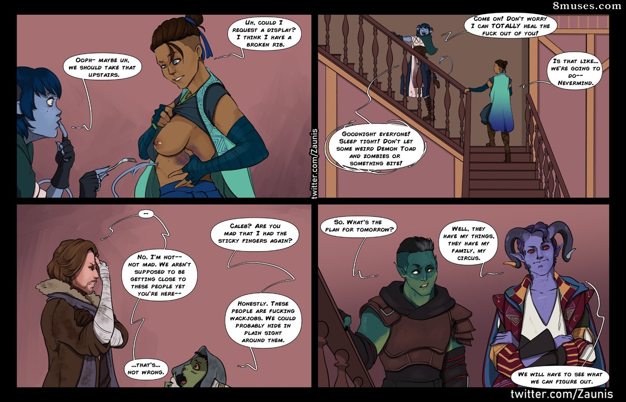 Zaunderground Comics - Jester Gets Around & Other Mighty Nein Art - Page 12