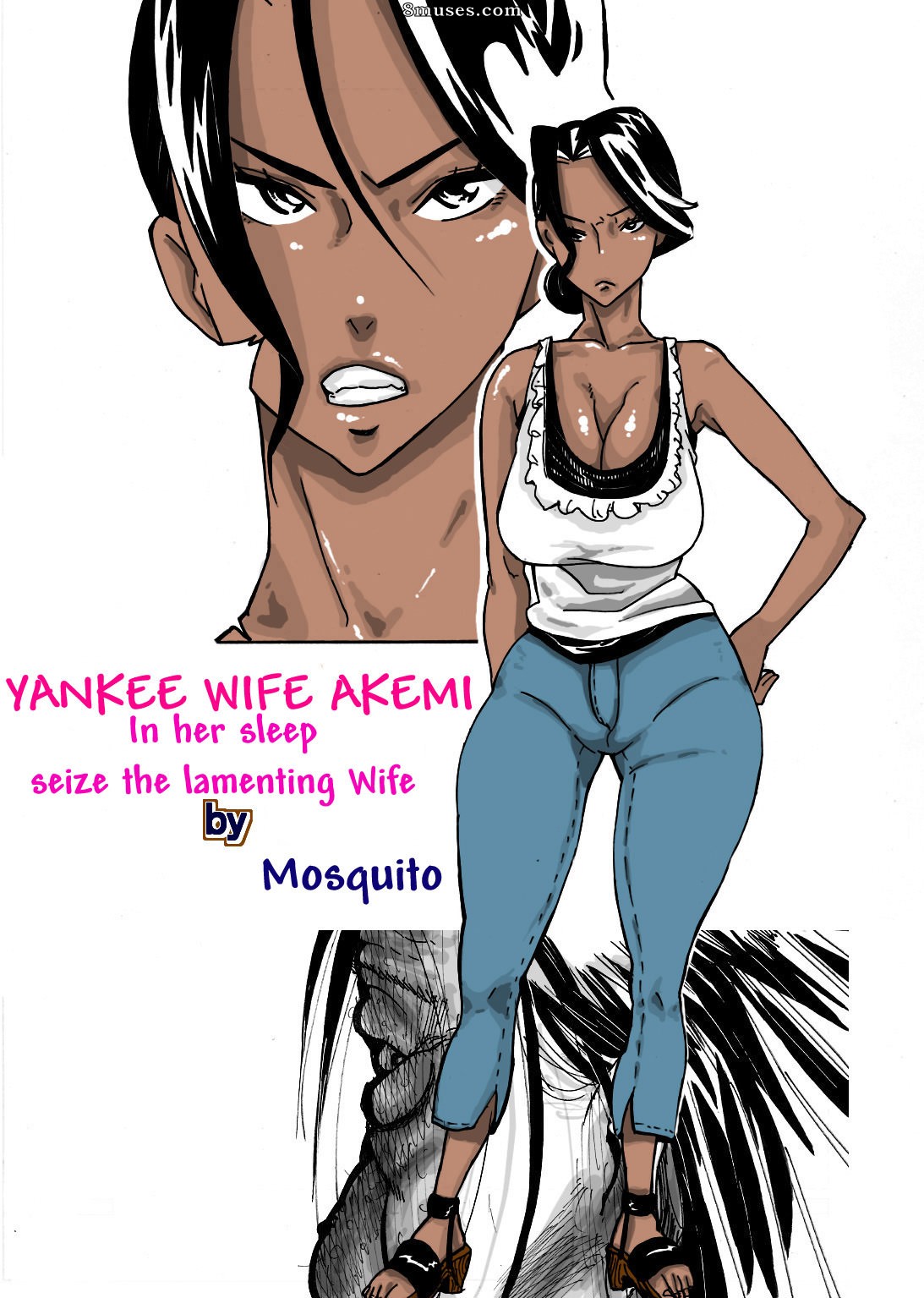 Page 1 | Hentai-and-Manga-English/Mosquito-Man/Yankee-Wife-Akemi/Issue-1 |  8muses - Sex Comics