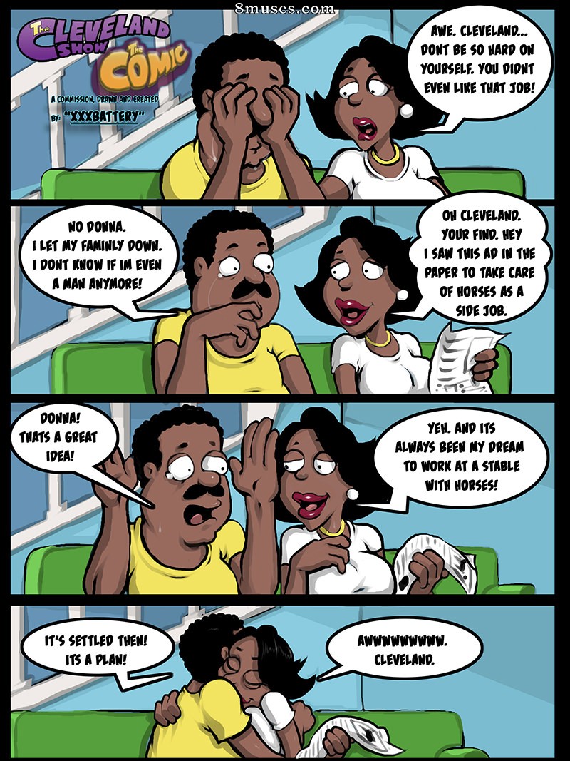 XXXBattery Comics - The Cleveland Show - O quadrinho - Página 1