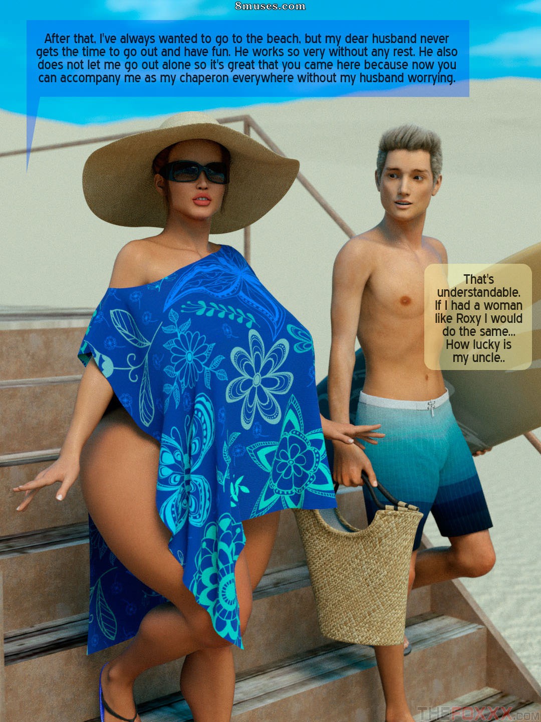 The Foxxx Comics - Beach Day - Page 3